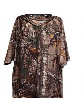 Game Winner Realtree Camo Short Sleeve Shirt Size S